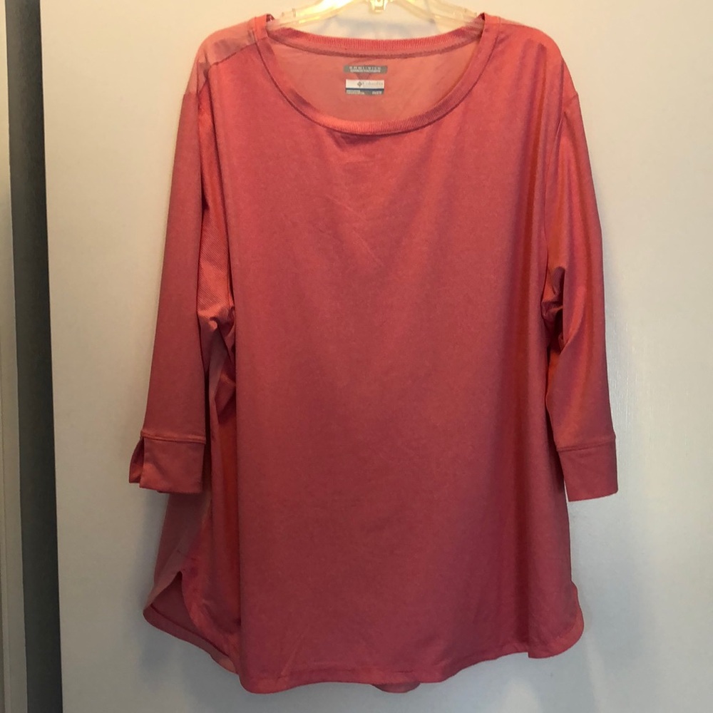 Columbia Omni-wick long sleeve two-toned shirt